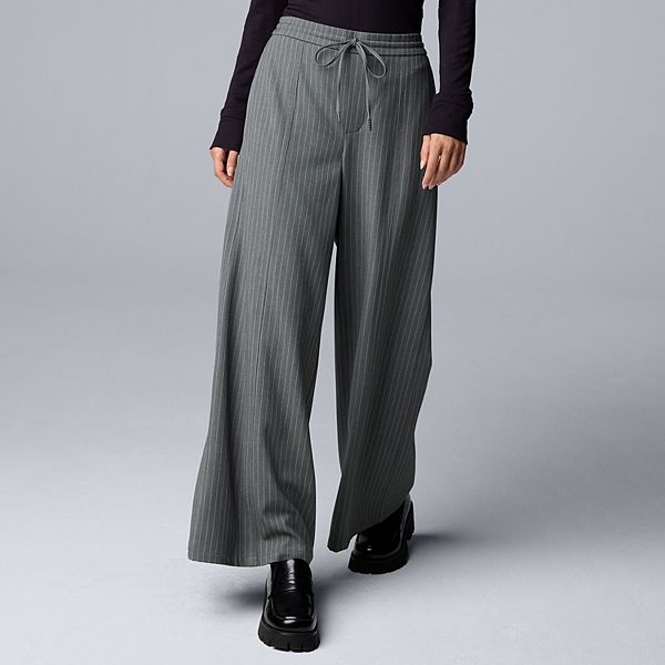 Женские брюки с широкими штанинами Simply Vera Vera Wang, Grey Pinstripes
Женские брюки с широкими штанинами Simply Vera Vera Wang, Grey Pinstripes