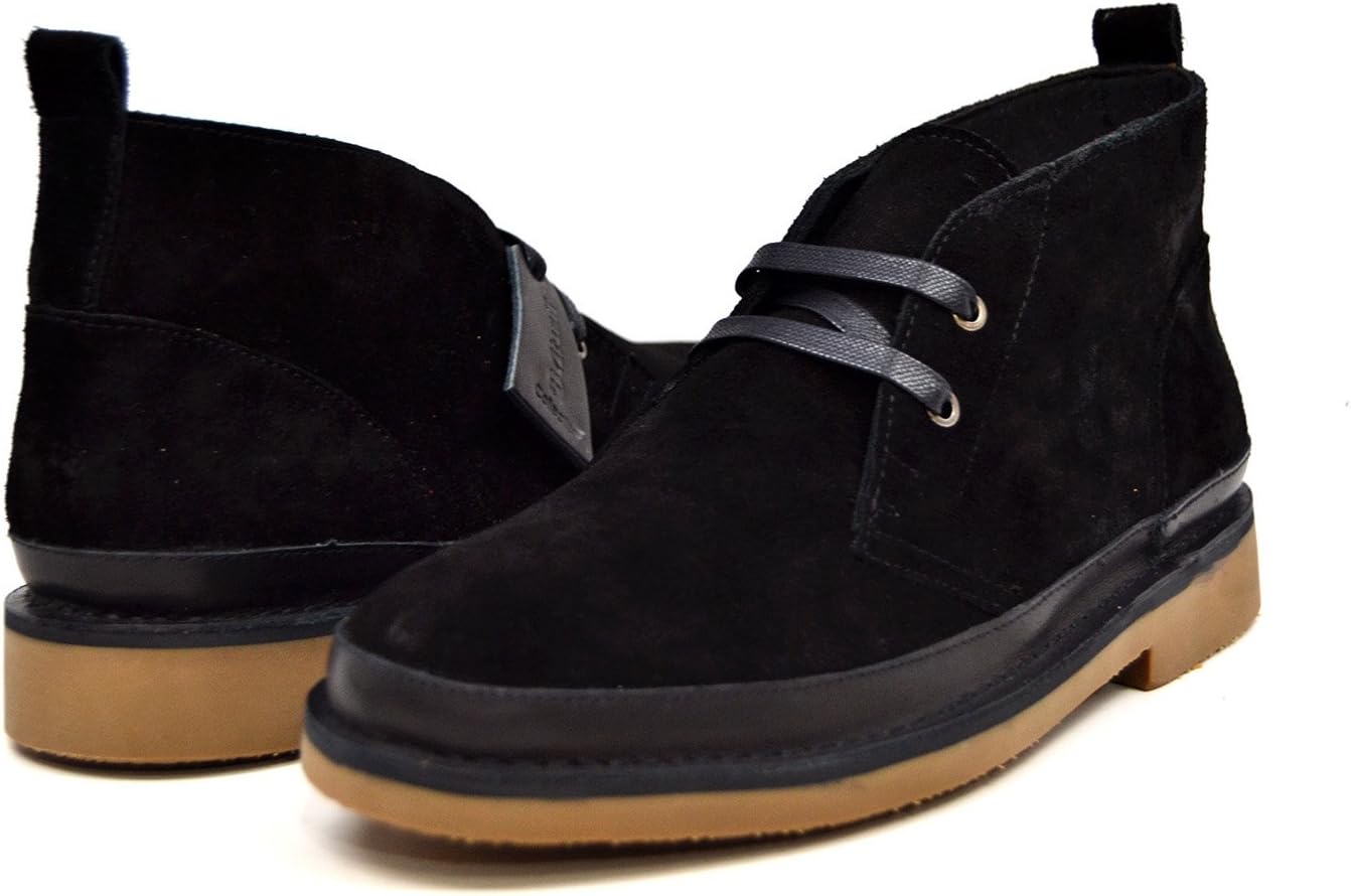 Мужские кожаные и замшевые ботинки на шнуровке British Collection, черный
Мужские кожаные и замшевые ботинки на шнуровке British Collection, черный