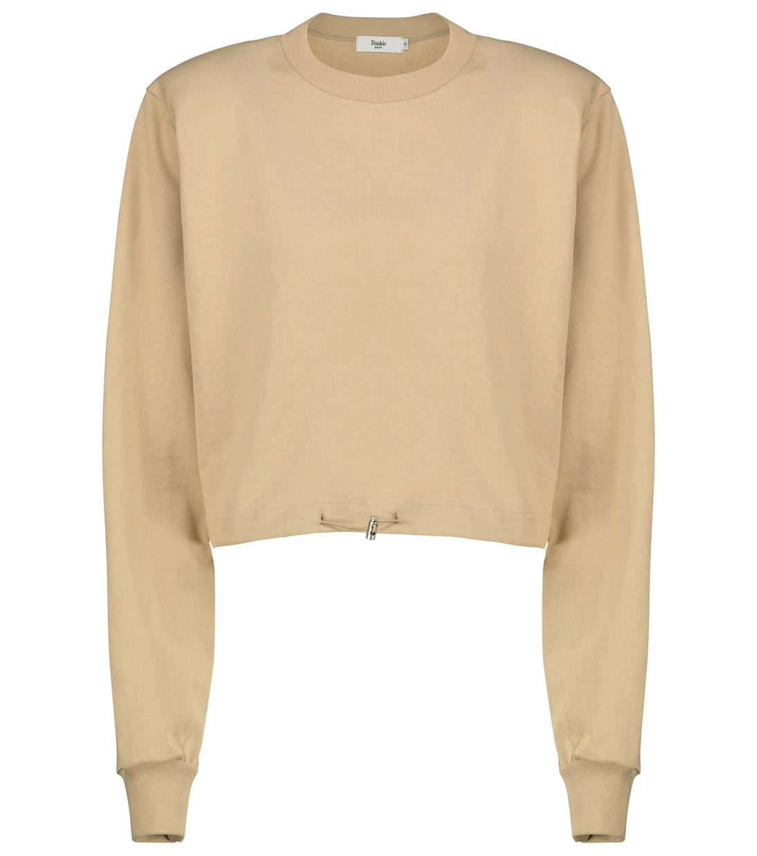 Хлопковая махровая толстовка с завязками The Frankie Shop, кэмел
Хлопковая махровая толстовка с завязками The Frankie Shop, кэмел