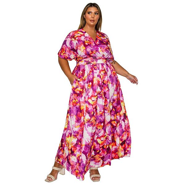 Платье Plus size Minoa с цветочным принтом и завышенной талией L I V D, Fuchsia
Платье Plus size Minoa с цветочным принтом и завышенной талией L I V D, Fuchsia
