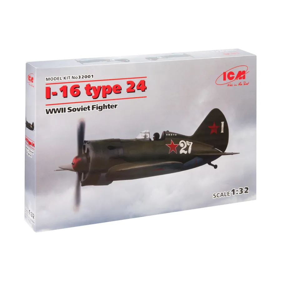 И-16 Тип 24, Military Models 1/32 Scale (ICM)
И-16 Тип 24, Military Models 1/32 Scale (ICM)