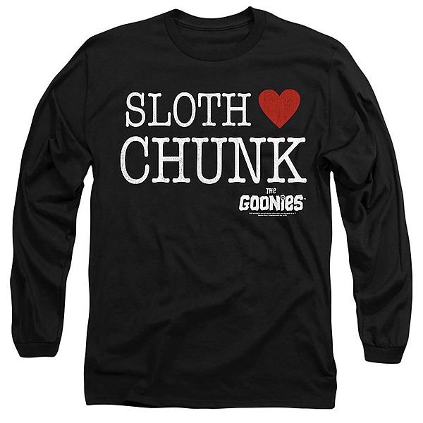 Футболка с длинным рукавом The Goonies Sloth Heart Chunk Licensed Character
Футболка с длинным рукавом The Goonies Sloth Heart Chunk Licensed Character