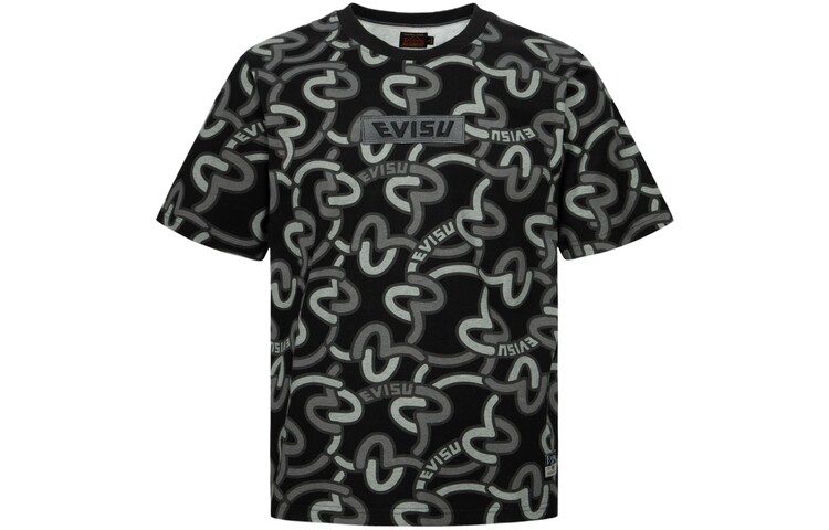 Футболка мужская черная Evisu, черный
Футболка мужская черная Evisu, черный