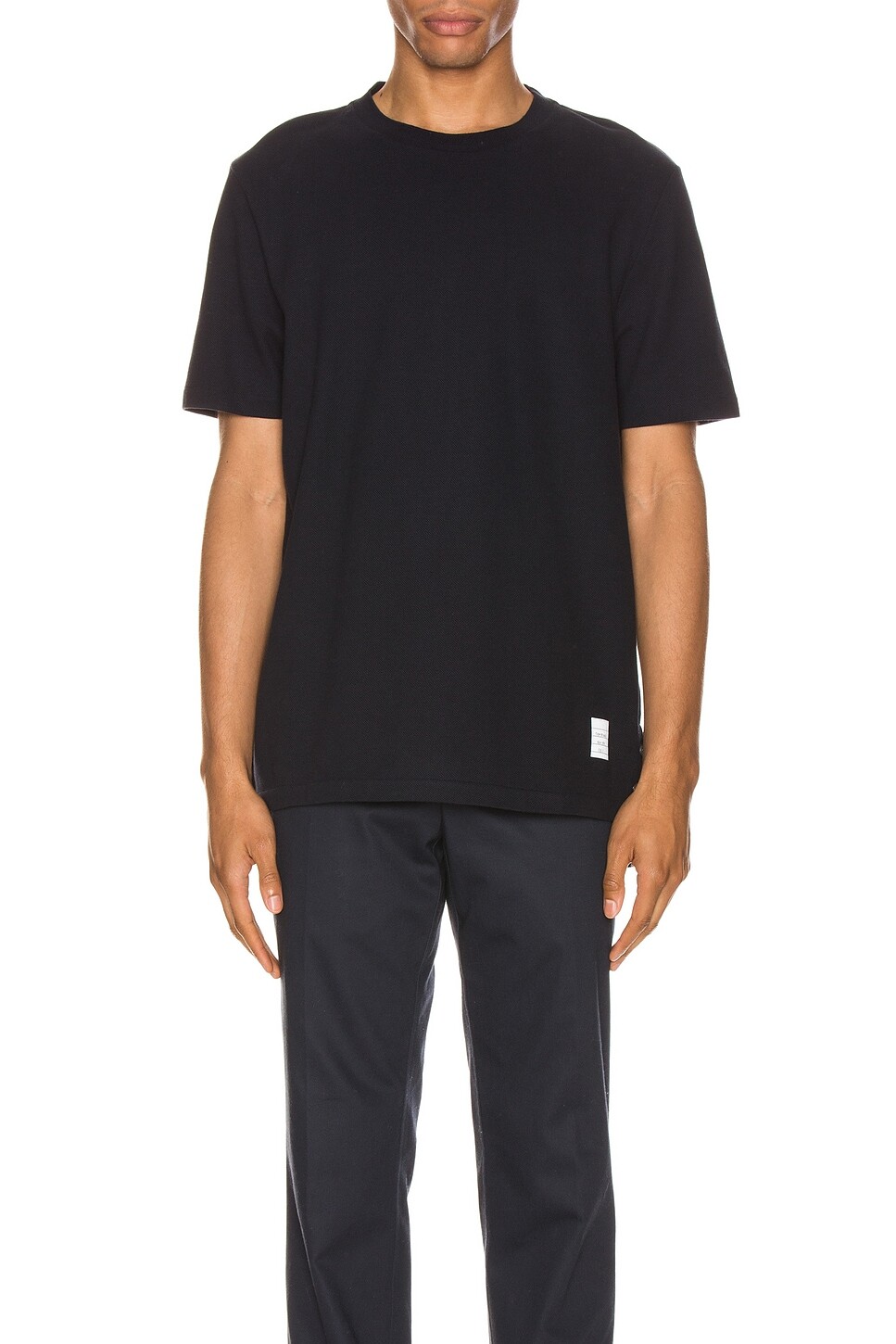 Свободная футболка в полоску Thom Browne, темно-синий
Свободная футболка в полоску Thom Browne, темно-синий