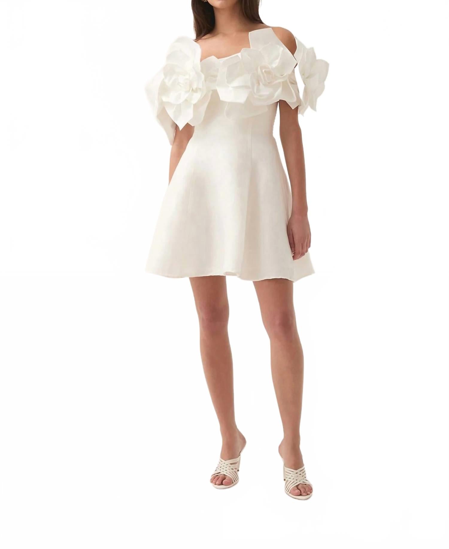 Этта мини-платье в цвете айвори Aje., слоновая кость
Этта мини-платье в цвете айвори Aje., слоновая кость