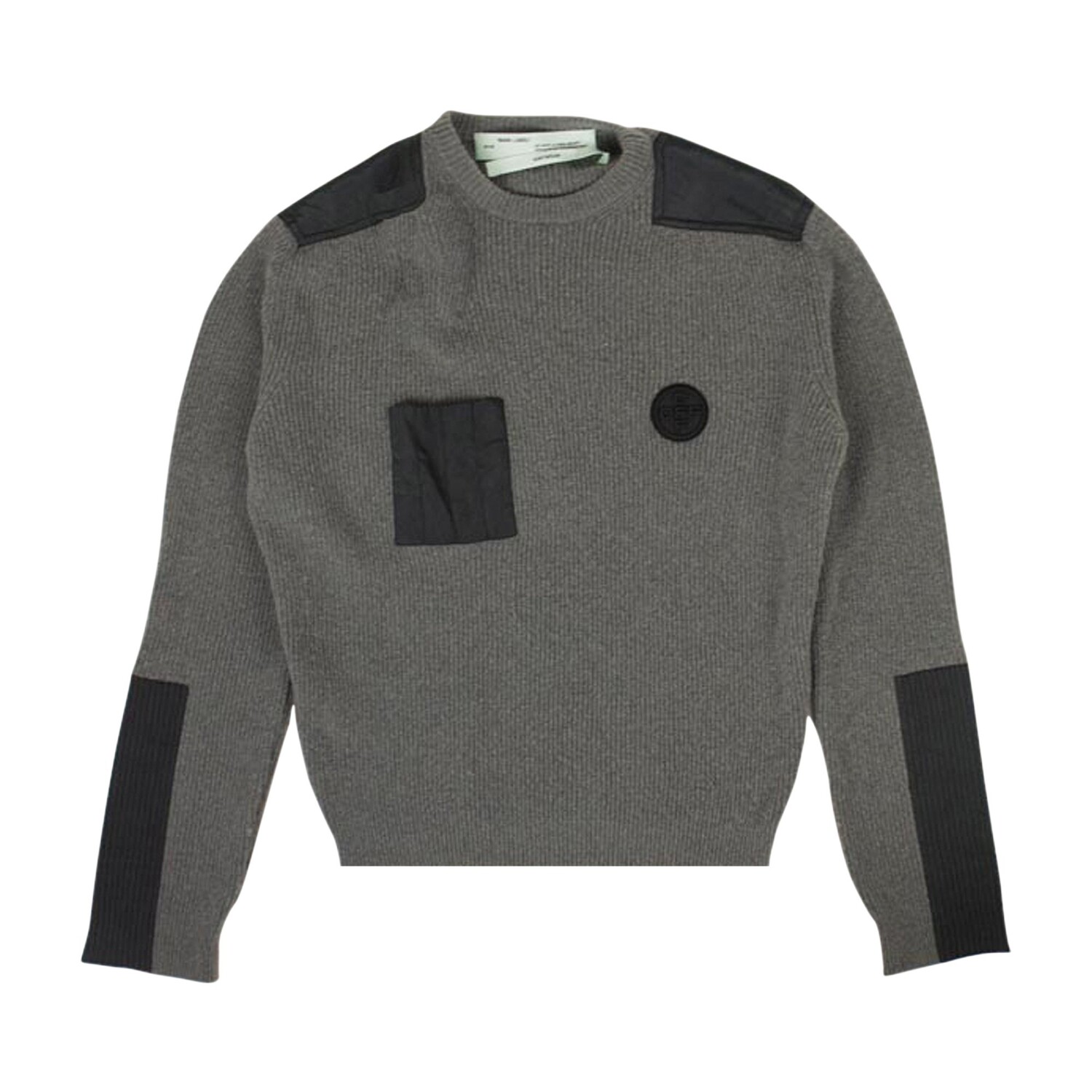 Off-White Свитер с нашивкой-логотипом, цвет Серый
Off-White Свитер с нашивкой-логотипом, цвет Серый