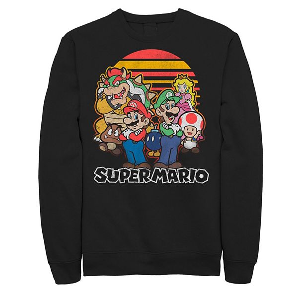 Мужская флисовая толстовка super mario retro sunset group shot Licensed Character
Мужская флисовая толстовка super mario retro sunset group shot Licensed Character
