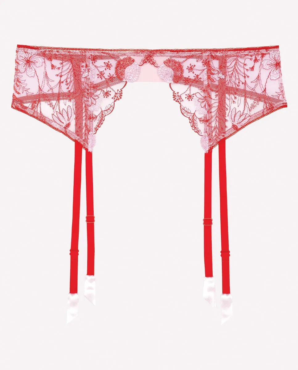 Чулочный поясник с цветочной вышивкой Chloe Passionata, красный/белый
Чулочный поясник с цветочной вышивкой Chloe Passionata, красный/белый