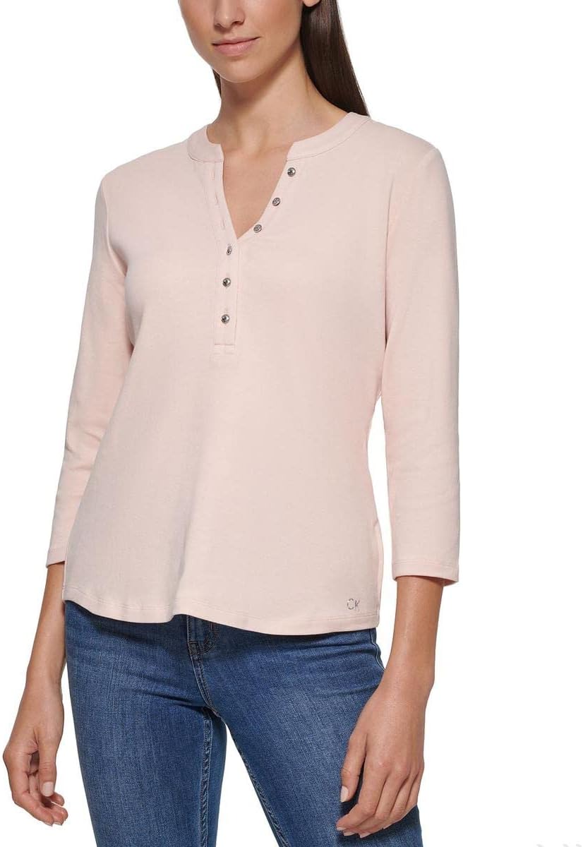 Топ Calvin Klein 3/4 с пуговицами, Blush
Топ Calvin Klein 3/4 с пуговицами, Blush
