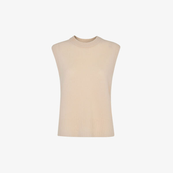 Шерстяная майка без рукавов Whistles, бежевый
Шерстяная майка без рукавов Whistles, бежевый