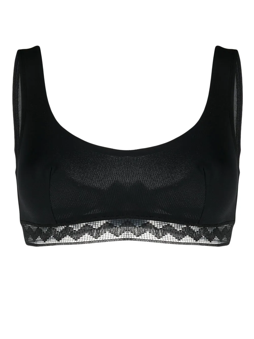 Бюстгальтер с U-образным вырезом и кружевом ERES, черный
Бюстгальтер с U-образным вырезом и кружевом ERES, черный