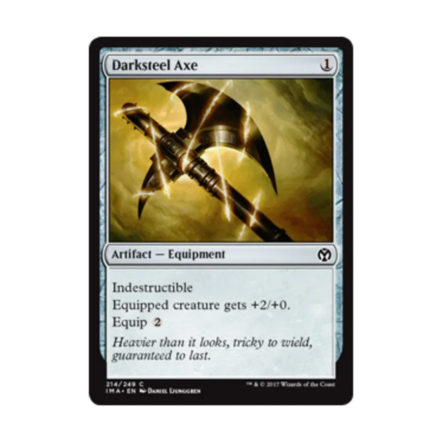 CCG Топор Темной стали (клавиша C), MTG - Iconic Masters
CCG Топор Темной стали (клавиша C), MTG - Iconic Masters