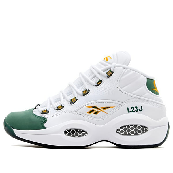 Кроссовки packer shoes x question mid 'for player use only - lebron james' Reebok, белый
Кроссовки packer shoes x question mid 'for player use only - lebron james' Reebok, белый