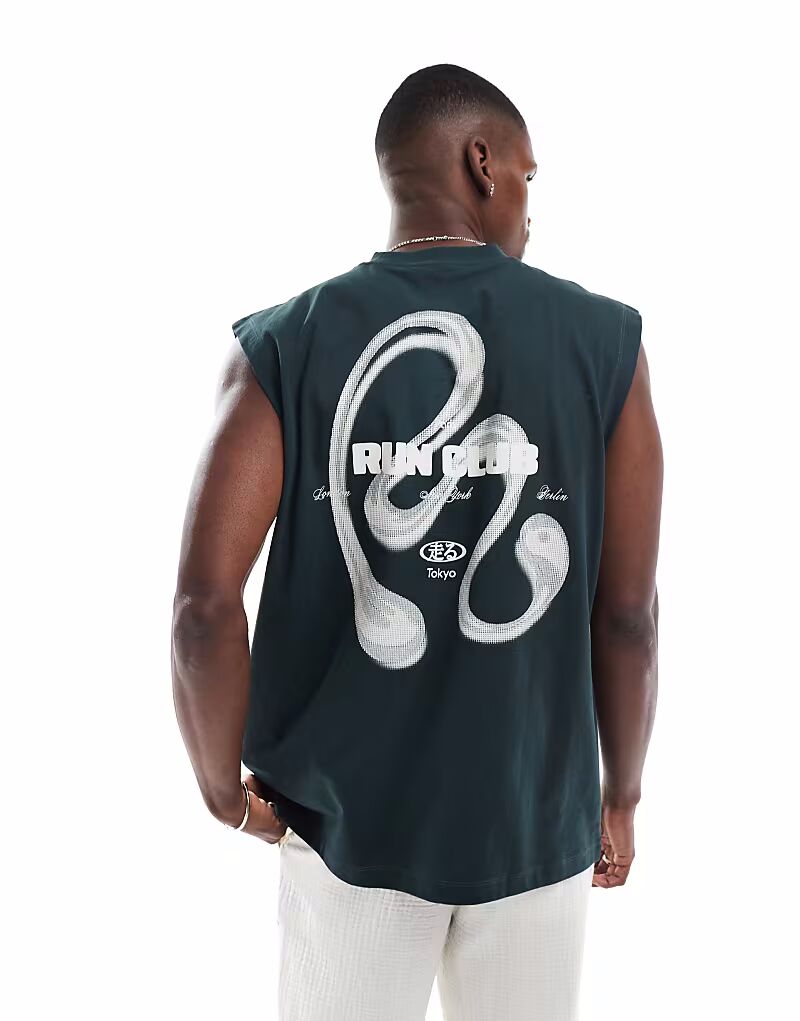 Майка ASOS DESIGN большого размера с принтом бегового клуба темно-зеленого цвета
Майка ASOS DESIGN большого размера с принтом бегового клуба темно-зеленого цвета