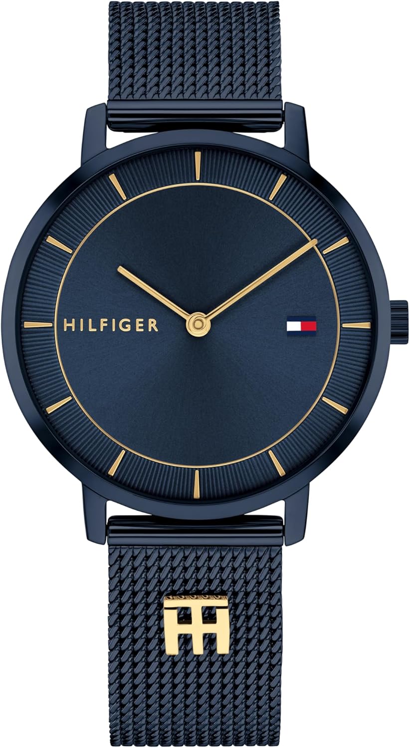Женские тонкие кварцевые часы Tommy Hilfiger, сетчатый браслет из нержавеющей стали, водонепроницаемость 3 атм, элегантный минималистичный дизайн, подарок для нее, 35 мм, Blue
Женские тонкие кварцевые часы Tommy Hilfiger, сетчатый браслет из нержавеющей стали, водонепроницаемость 3 атм, элегантный минималистичный дизайн, подарок для нее, 35 мм, Blue