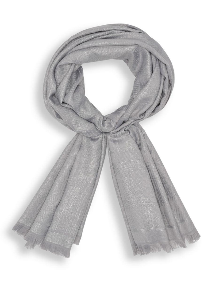 Шарф с металлической монограммой Karl Lagerfeld Paris, серый
Шарф с металлической монограммой Karl Lagerfeld Paris, серый