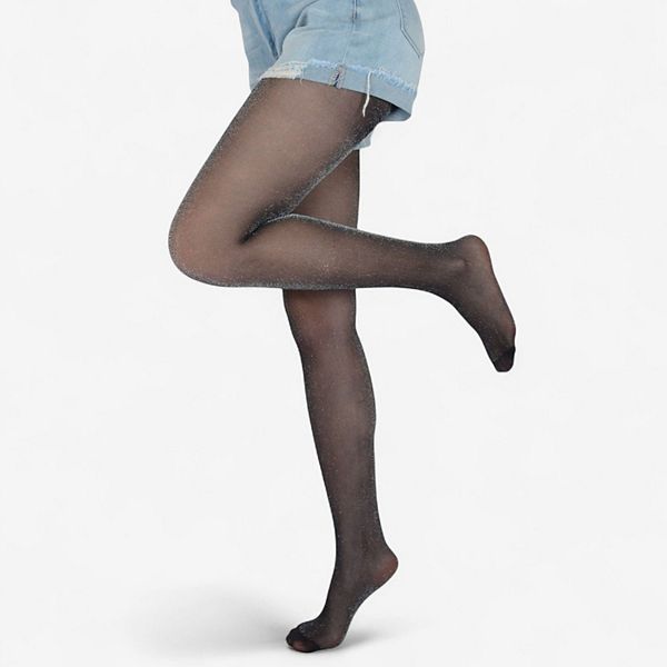 Женские блестящие полупрозрачные колготки 2 пары с эластичной посадкой и нежным мерцанием Anna-Kaci, Black And Silver
Женские блестящие полупрозрачные колготки 2 пары с эластичной посадкой и нежным мерцанием Anna-Kaci, Black And Silver