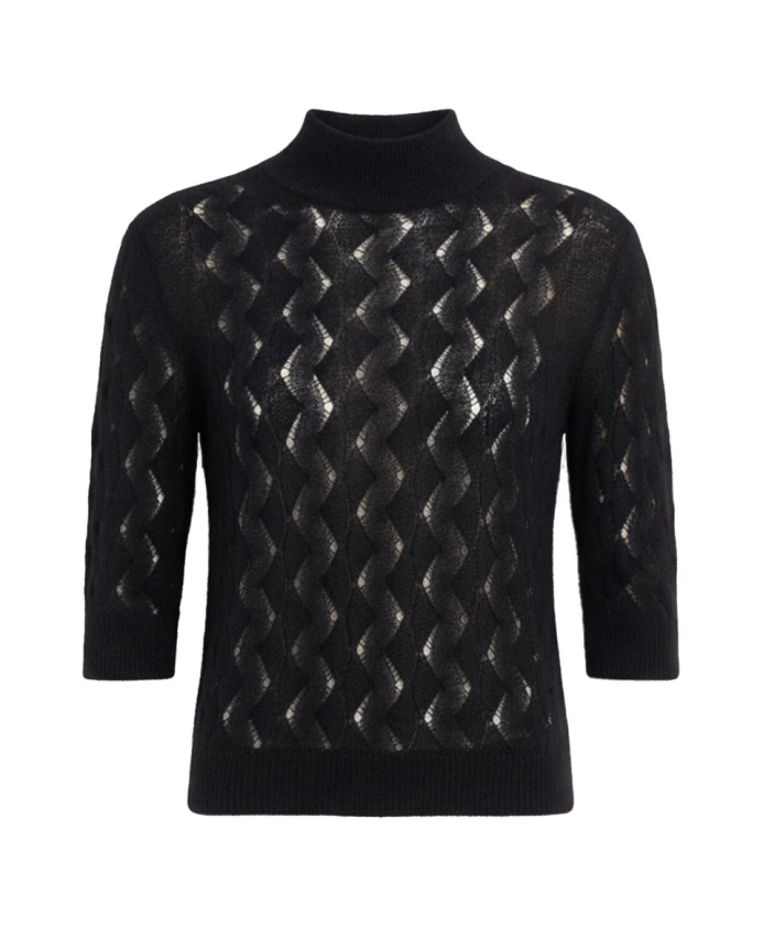 Облегающий свитер с воротником-поло Dondup, черный
Облегающий свитер с воротником-поло Dondup, черный