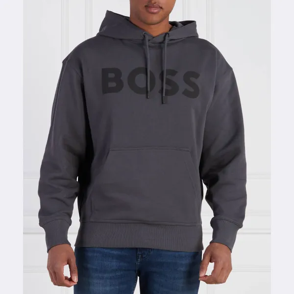 Толстовка с капюшоном обычного кроя Boss, черный
Толстовка с капюшоном обычного кроя Boss, черный