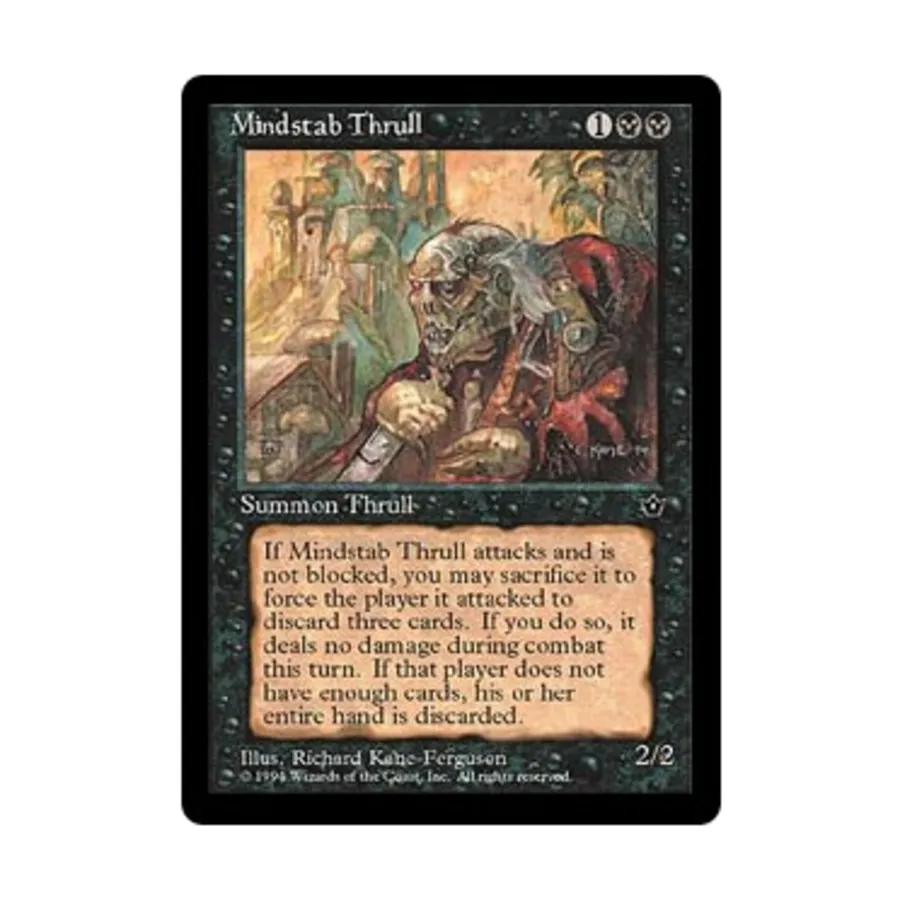 CCG Mindstab Thrull - Вер. 3 (С3), MTG - Fallen Empires
CCG Mindstab Thrull - Вер. 3 (С3), MTG - Fallen Empires