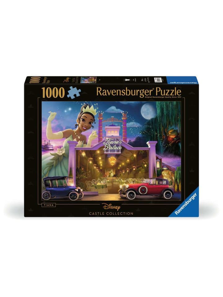 Пазл Ravensburger, 1000 деталей, Замок Диснея: Тиана в цвете
Пазл Ravensburger, 1000 деталей, Замок Диснея: Тиана в цвете