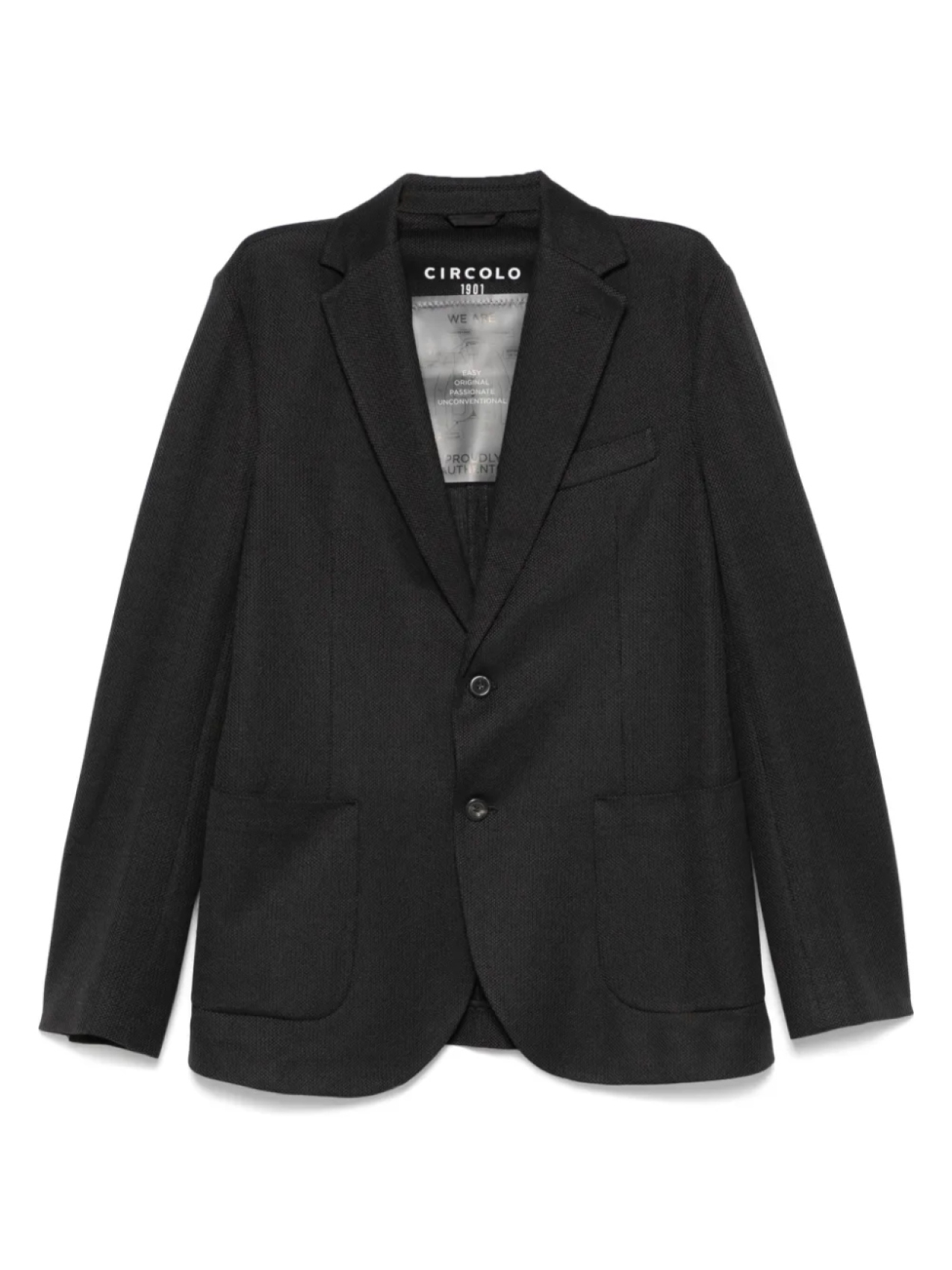 Фактурный пиджак Circolo 1901, черный
Фактурный пиджак Circolo 1901, черный