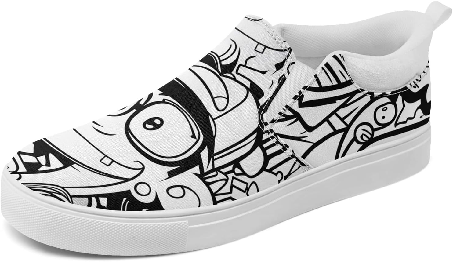 Мужские модные холщовые кеды, женские слипоны, удобные в носке, дышащие, легкие, стильные кроссовки с графическим принтом, повседневная обувь Awsole, белый/черный
Мужские модные холщовые кеды, женские слипоны, удобные в носке, дышащие, легкие, стильные кроссовки с графическим принтом, повседневная обувь Awsole, белый/черный