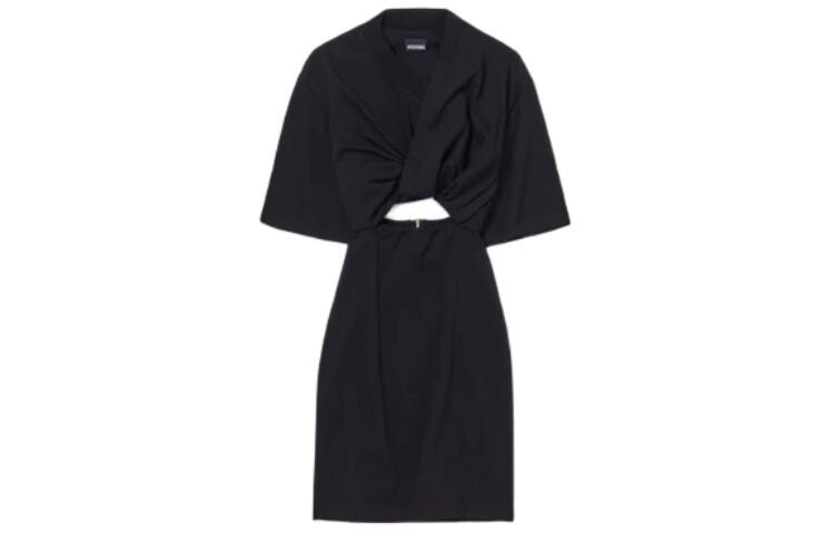 Платье женское Jacquemus с короткими рукавами, черный
Платье женское Jacquemus с короткими рукавами, черный