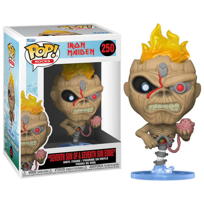 Funko POP! Скалы, коллекционная фигурка, Iron Maiden, Эдди Седьмой Сын Седьмого Сына, 250 
Funko POP! Скалы, коллекционная фигурка, Iron Maiden, Эдди Седьмой Сын Седьмого Сына, 250