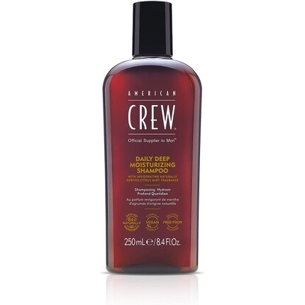 Ежедневный шампунь для глубокого увлажнения 250 мл для мужчин с ароматом цитрусовых и мяты, American Crew
Ежедневный шампунь для глубокого увлажнения 250 мл для мужчин с ароматом цитрусовых и мяты, American Crew