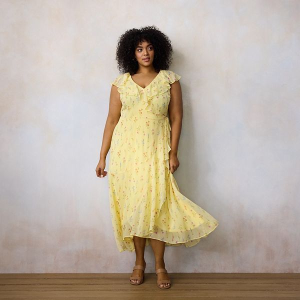 Платье-кимоно без рукавов Plus size Lc Lauren Conrad, Yellow Wildflower
Платье-кимоно без рукавов Plus size Lc Lauren Conrad, Yellow Wildflower