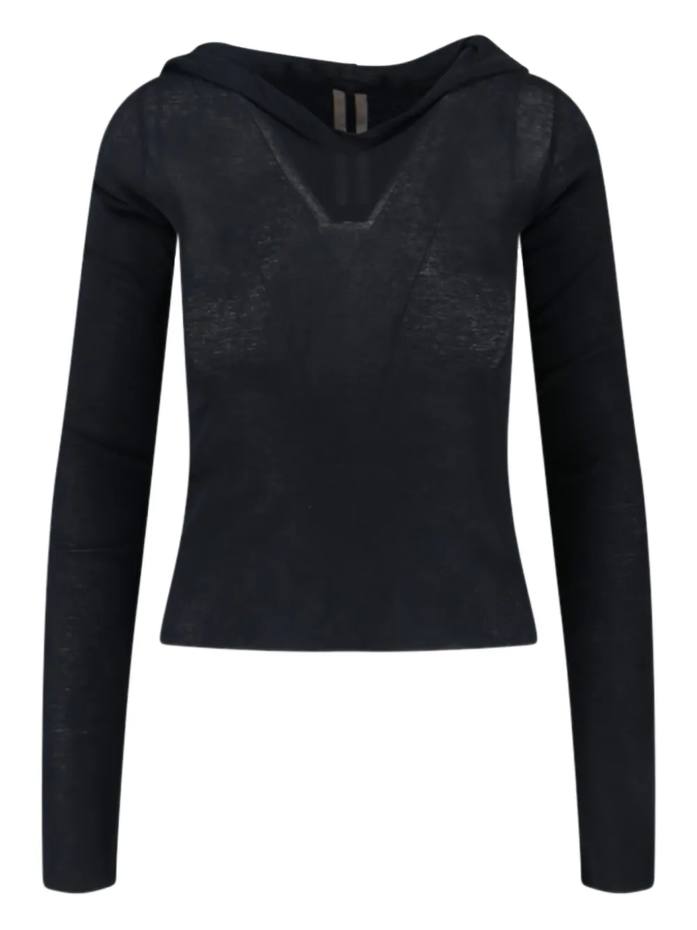 Толстовка с V-образным вырезом Rick Owens, черный
Толстовка с V-образным вырезом Rick Owens, черный