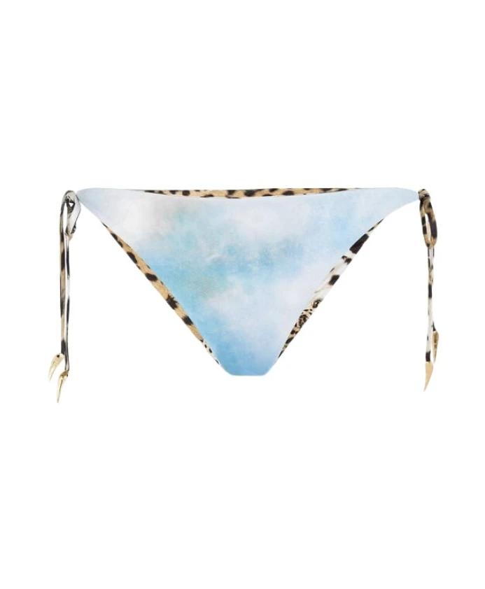 Плавки от бикини с принтом и завязками Roberto Cavalli, синий
Плавки от бикини с принтом и завязками Roberto Cavalli, синий