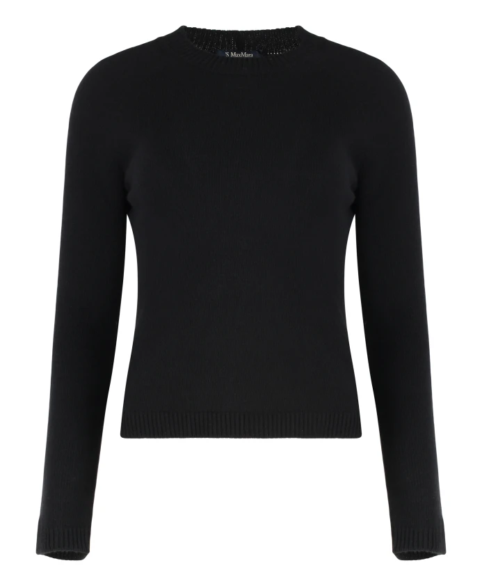 Свитер с круглым вырезом Damasco Max Mara, черный
Свитер с круглым вырезом Damasco Max Mara, черный