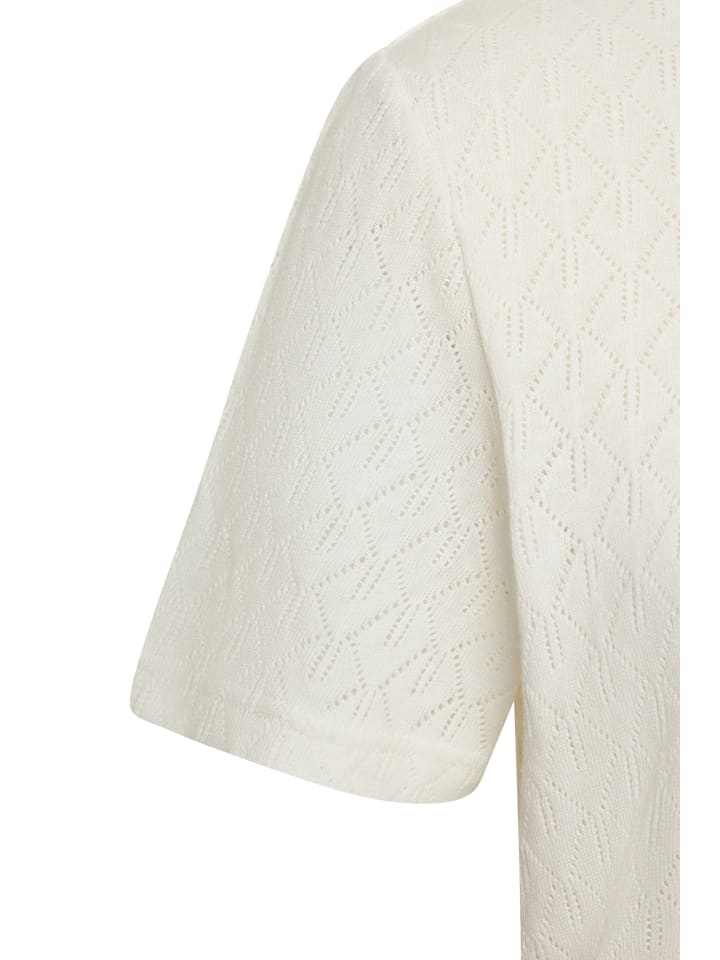 Рубашка с короткими рукавами кремового цвета Vivance
Рубашка с короткими рукавами кремового цвета Vivance