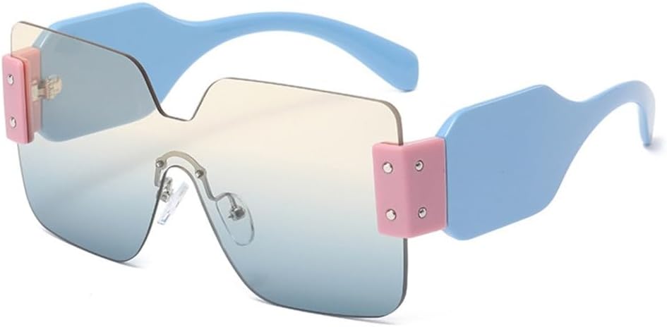 Модные винтажные солнцезащитные очки большого размера, квадратные, без оправы, многоугольные, роскошные, летние, женские, с защитой от УФ-излучения UV400 LVTFCO, Wtyj078 Blue Yellow
Модные винтажные солнцезащитные очки большого размера, квадратные, без оправы, многоугольные, роскошные, летние, женские, с защитой от УФ-излучения UV400 LVTFCO, Wtyj078 Blue Yellow