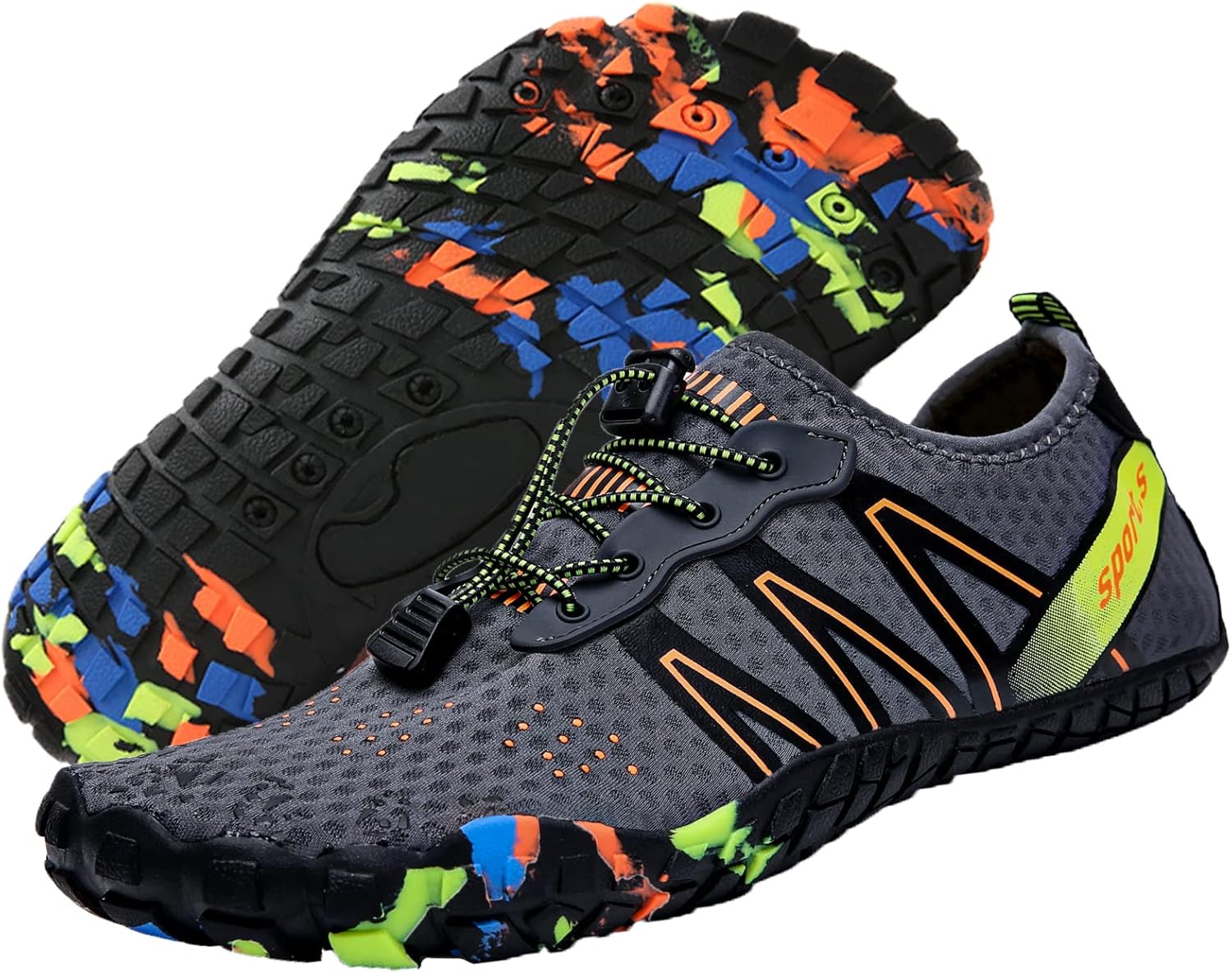 Водные тапочки для мужчин и женщин, обувь для улицы, пляжа, аква, плавания, бассейна, реки, быстросохнущая, для лодок, рыбалки, дайвинга, серфинга, йоги и аэробики Maxome, серый
Водные тапочки для мужчин и женщин, обувь для улицы, пляжа, аква, плавания, бассейна, реки, быстросохнущая, для лодок, рыбалки, дайвинга, серфинга, йоги и аэробики Maxome, серый