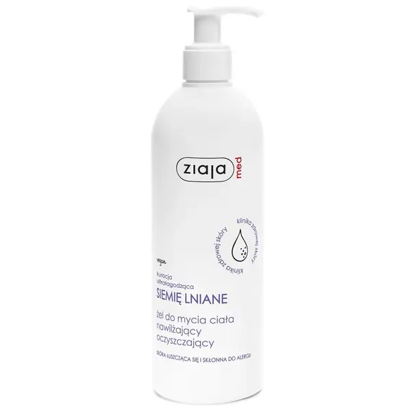 Увлажняющий и очищающий гель для душа, 400 мл Ziaja Med Kuracja po zabiegach
Увлажняющий и очищающий гель для душа, 400 мл Ziaja Med Kuracja po zabiegach