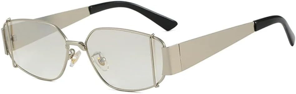 Стильные панк-солнцезащитные очки для мужчин и женщин, унисекс, винтажная металлическая оправа, модные спортивные солнцезащитные очки UV400 для женщин KTUCN, Silver White
Стильные панк-солнцезащитные очки для мужчин и женщин, унисекс, винтажная металлическая оправа, модные спортивные солнцезащитные очки UV400 для женщин KTUCN, Silver White