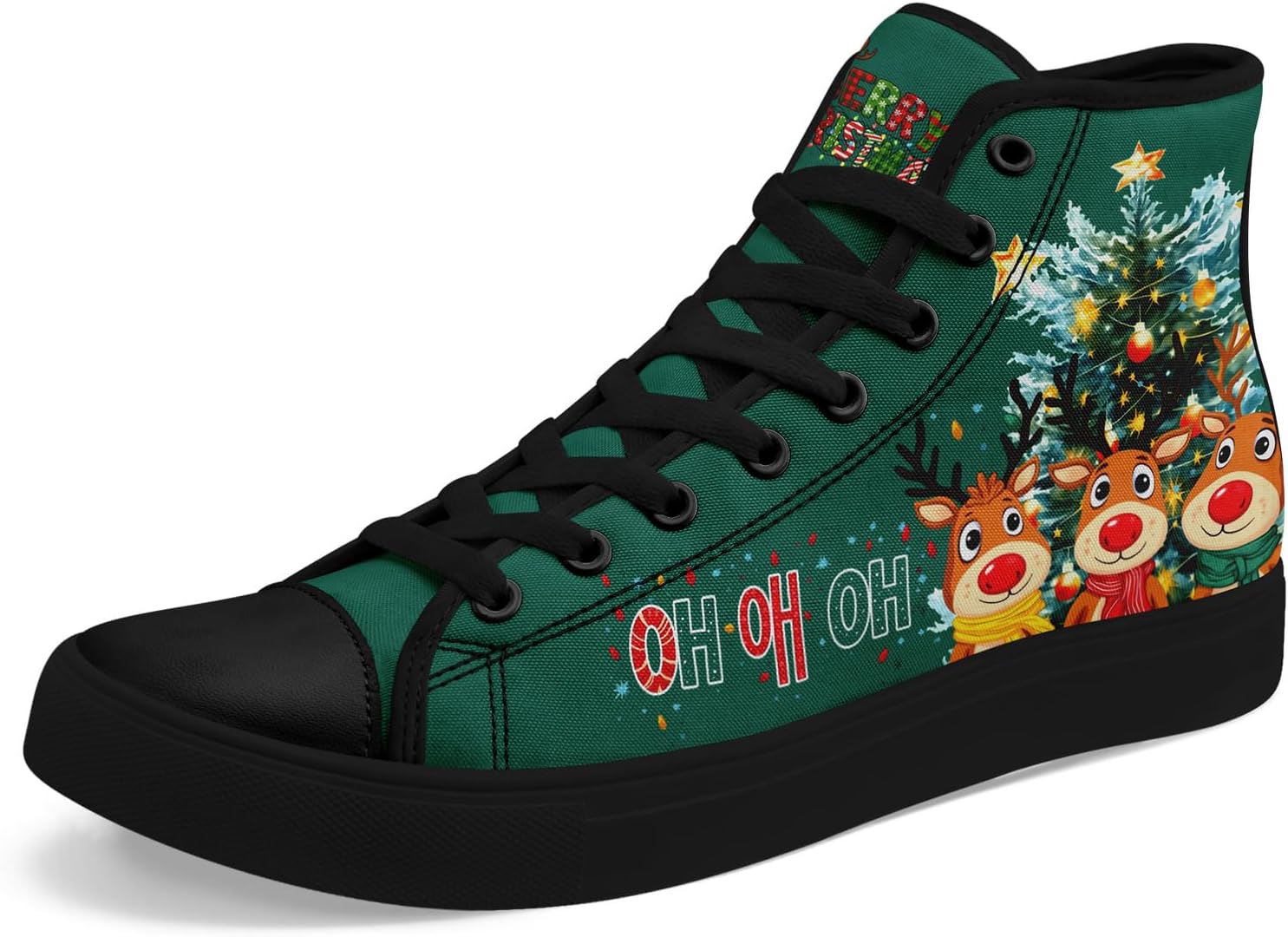 Рождественские высокие кеды из ткани для женщин и мужчин, праздничный подарок, удобные стильные плоские кроссовки для прогулок Awsole, черный/красный/зеленый/коричневый
Рождественские высокие кеды из ткани для женщин и мужчин, праздничный подарок, удобные стильные плоские кроссовки для прогулок Awsole, черный/красный/зеленый/коричневый