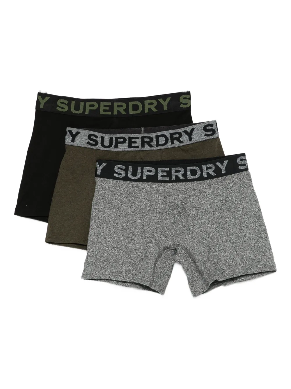 Трусы с логотипом на поясе (упаковка из трех штук) Superdry, черный
Трусы с логотипом на поясе (упаковка из трех штук) Superdry, черный