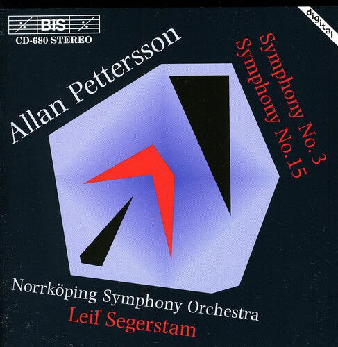 CD диск Pettersson / Nso / Segerstam: Symphony 3 / Symphony 15 
CD диск Pettersson / Nso / Segerstam: Symphony 3 / Symphony 15