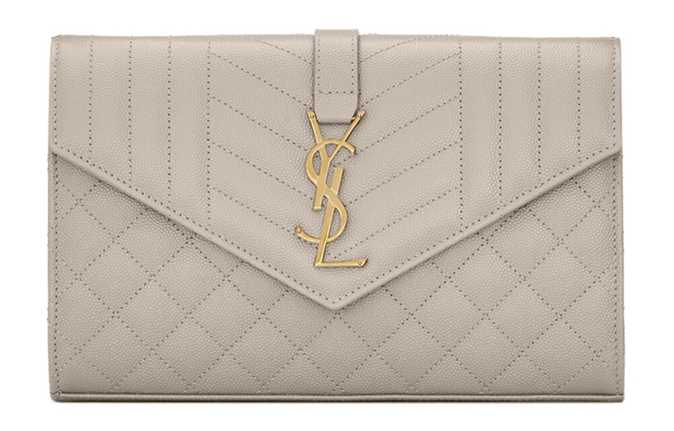 SAINT LAURENT Монограмма Цепной Кошелек Зернистость Пудра Белый Винтаж
SAINT LAURENT Монограмма Цепной Кошелек Зернистость Пудра Белый Винтаж