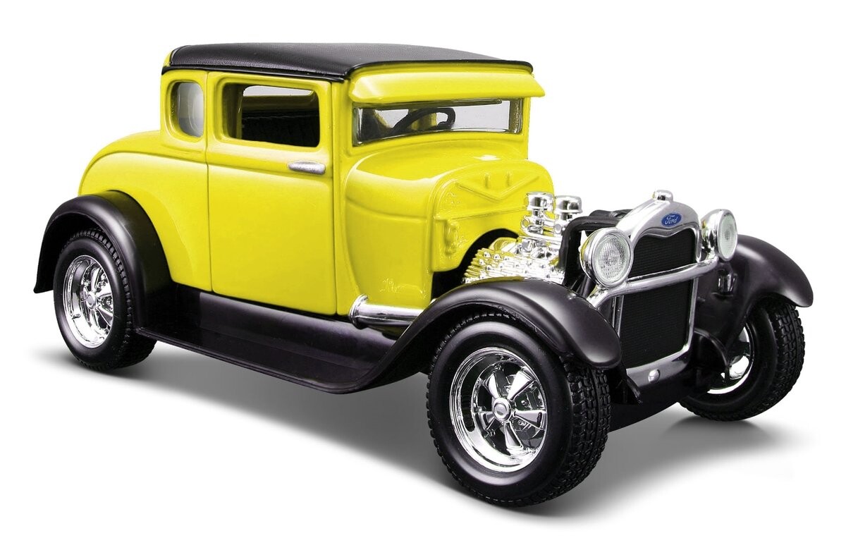 Майсто, коллекционная модель Ford Model A 1929 года Желтый 1/24 Maisto
Майсто, коллекционная модель Ford Model A 1929 года Желтый 1/24 Maisto