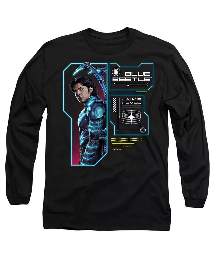 Мужская футболка с длинным рукавом для взрослых с функцией чтения данных Blue Beetle, черный
Мужская футболка с длинным рукавом для взрослых с функцией чтения данных Blue Beetle, черный