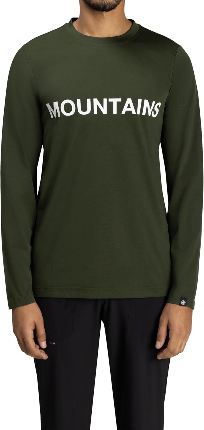 Мужская футболка с длинными рукавами Mammut QD с логотипом, модель AF
Мужская футболка с длинными рукавами Mammut QD с логотипом, модель AF