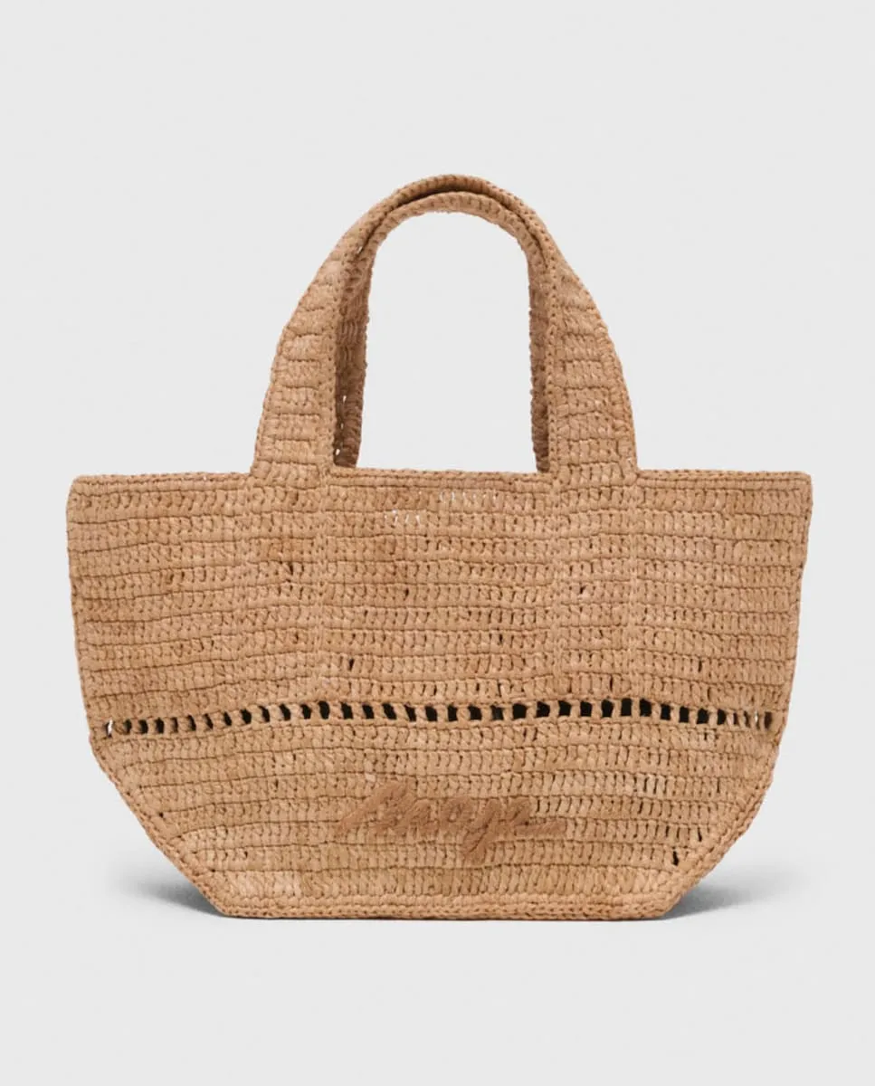 Женский мини-клатч из натуральной рафии Maje, бежевый
Женский мини-клатч из натуральной рафии Maje, бежевый