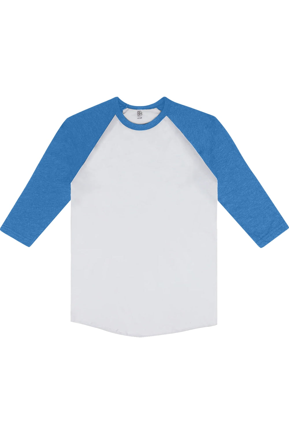 Футболка бейсбольная Los Angeles Apparel USA-Made с рукавом три четверти и реглан, цвет white/ heather lake blue
Футболка бейсбольная Los Angeles Apparel USA-Made с рукавом три четверти и реглан, цвет white/ heather lake blue