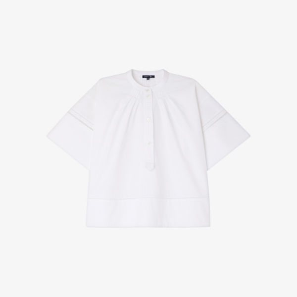 Блузка Soeur Dara oversize из хлопкового поплина, белый
Блузка Soeur Dara oversize из хлопкового поплина, белый