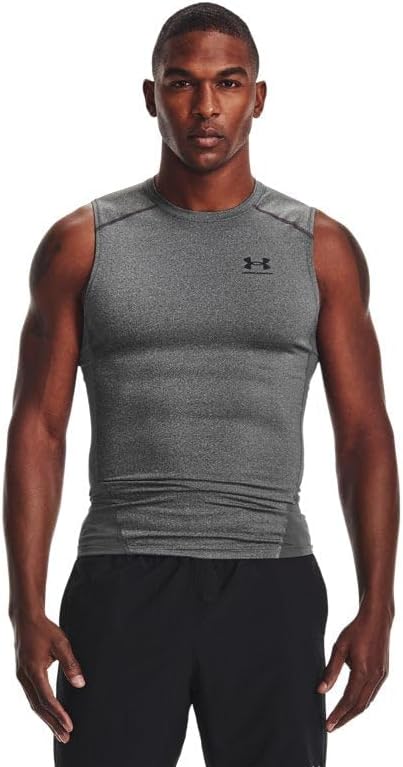Under Armour мужская футболка HeatGear без рукавов, Carbon Heather/Black
Under Armour мужская футболка HeatGear без рукавов, Carbon Heather/Black